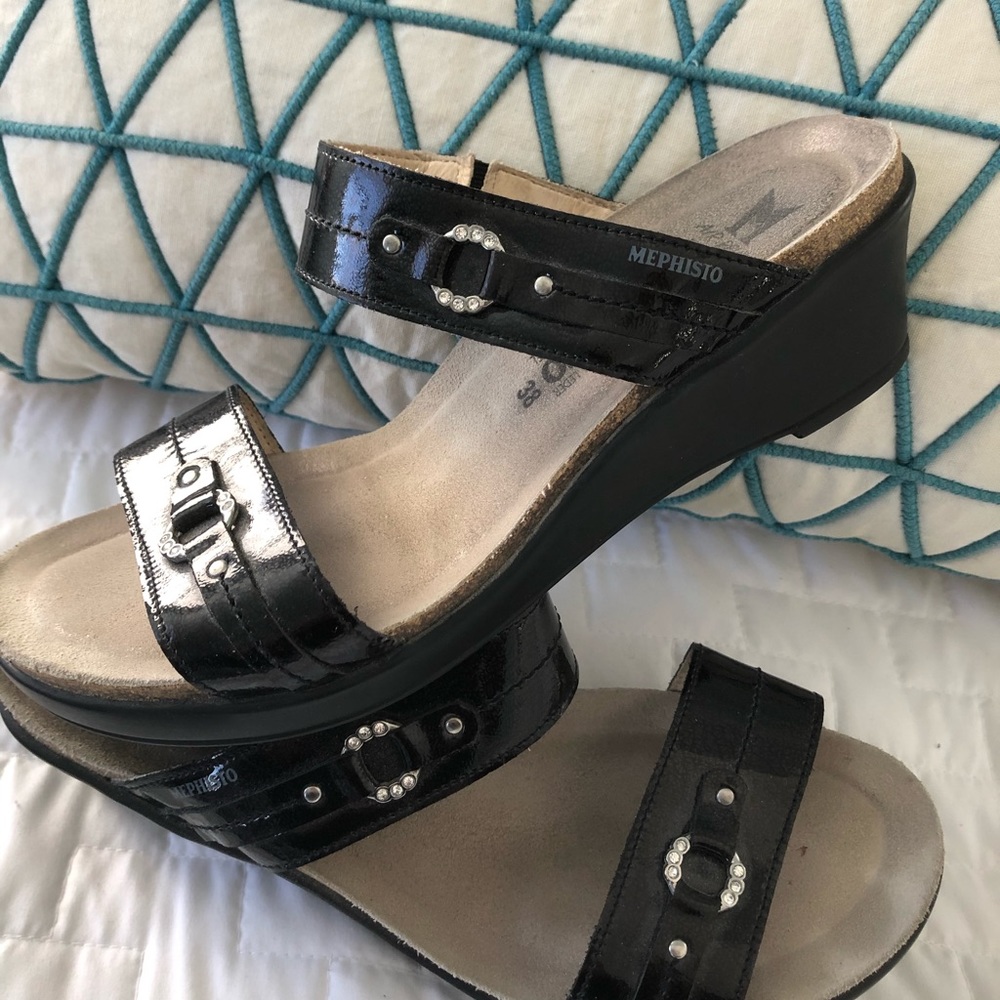 Mephisto double strap sandals size 38 (8 US)